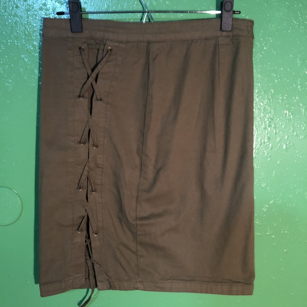 Olive green Skirt